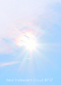 Real Iridescent cloud #7-17