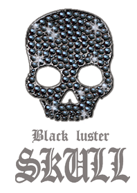 Black luster skull