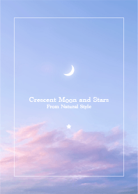 Crescent moon and stars #71