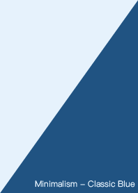 極簡主義 - 經典藍