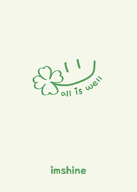 sorriso de trevo rabiscado