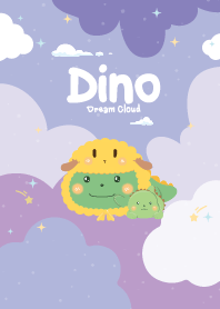 ไดโนเสาร์ เมฆในฝัน สีม่วง