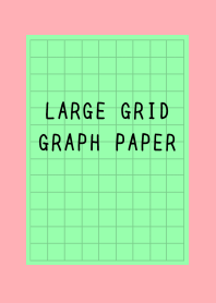 GREEN-BLACK GRAPH PAPER/PINK RED