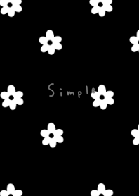 Adult black and flowers.