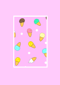 colorful ice cream theme