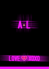 Love xoxo initial "A L"