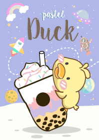 Pastel Duck. (Bubble milk tea)