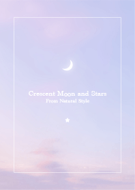 Crescent moon and stars #74