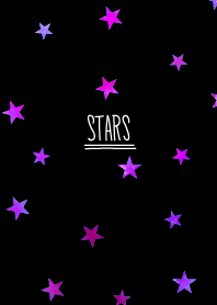 Twinkle stars light: pink black