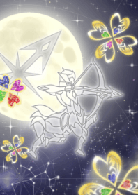 Sagittarius-Clover and Moon White-JPN