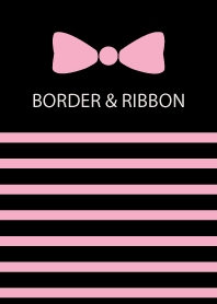 BORDER & RIBBON -Pink Ribbon 27-