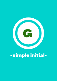simple initial-G- THEME 75