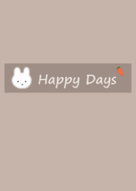 Happy Days =dusty beige=