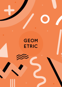 Geometric Flat Crusta Orange