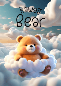 Kawaii Bear in Could Theme