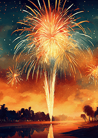 Beautiful Fireworks Theme#228
