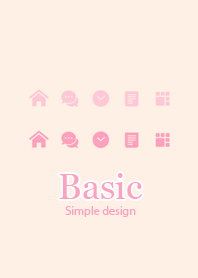Basic. [Beige & Pink]