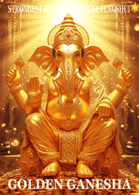 Financial fortune Golden Ganesha 72