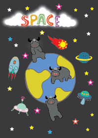Space buffalo theme