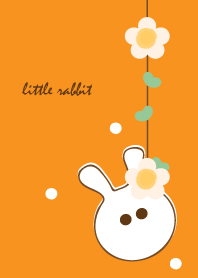 little rabbit with little flower 13