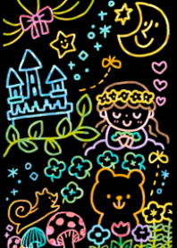 Crayon scratch picture book 4