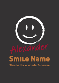 Smile Name Alexander