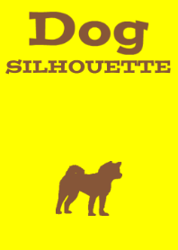 Dog,s silhouette