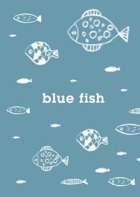 シンプルな青い魚01