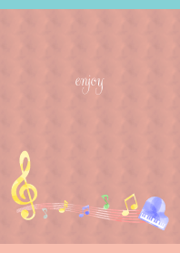 day for music on pink & blue