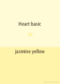 Heart basic jasmine yellow