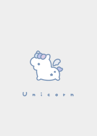 Unicorn /gray white