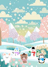 Kawaii scandinavian style(Winter-551)