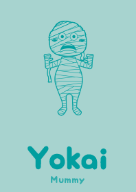 Yokai mummy Pale aqua