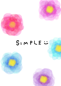 Colorful watercolor flower patterns24 J