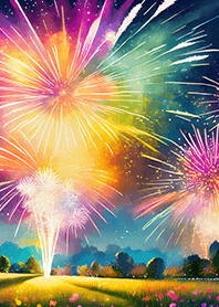 Beautiful Fireworks Theme#596