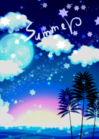 Beautiful blue night.