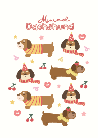 I love dachshund minimal
