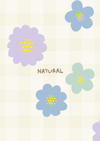 Flower plaid simple3
