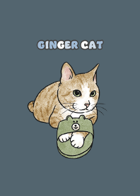 gingercat6 - dark steel blue