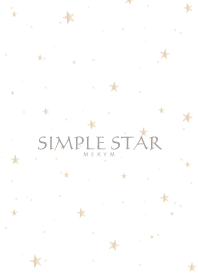 SIMPLE STAR -NATURAL WHITE GOLD-