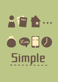 Simple<green and brown>