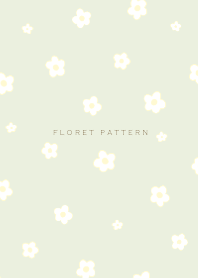 Floret Pattern C2  - green 02