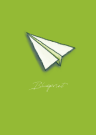 Blueprint: Paper Airplane (Lime ver.)