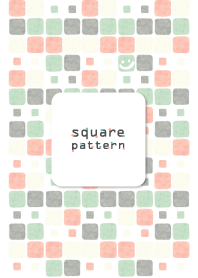 Square pattern5- a little smile-