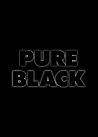 pure black 真っ黒