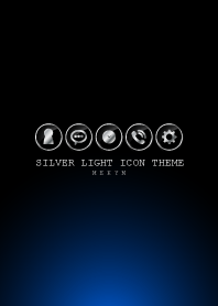 SILVER LIGHT ICON THEME -BLUE-