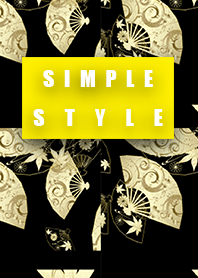 Simple style Golden Fan