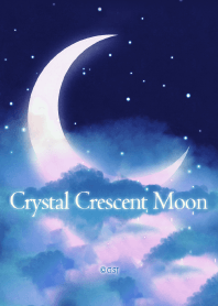 Crystal Crescent Moon from Japan