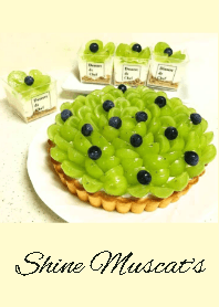 Shine Muscat tart