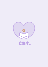 ねこドーナツ[パープル]